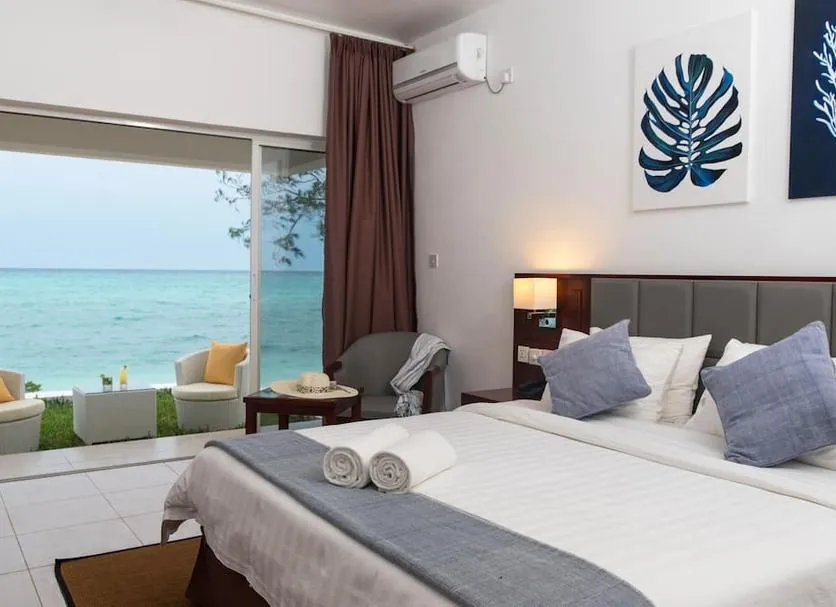 Modern room at Nungwi Dreams Hotel Zanzibar with elegant decor and natural lighting