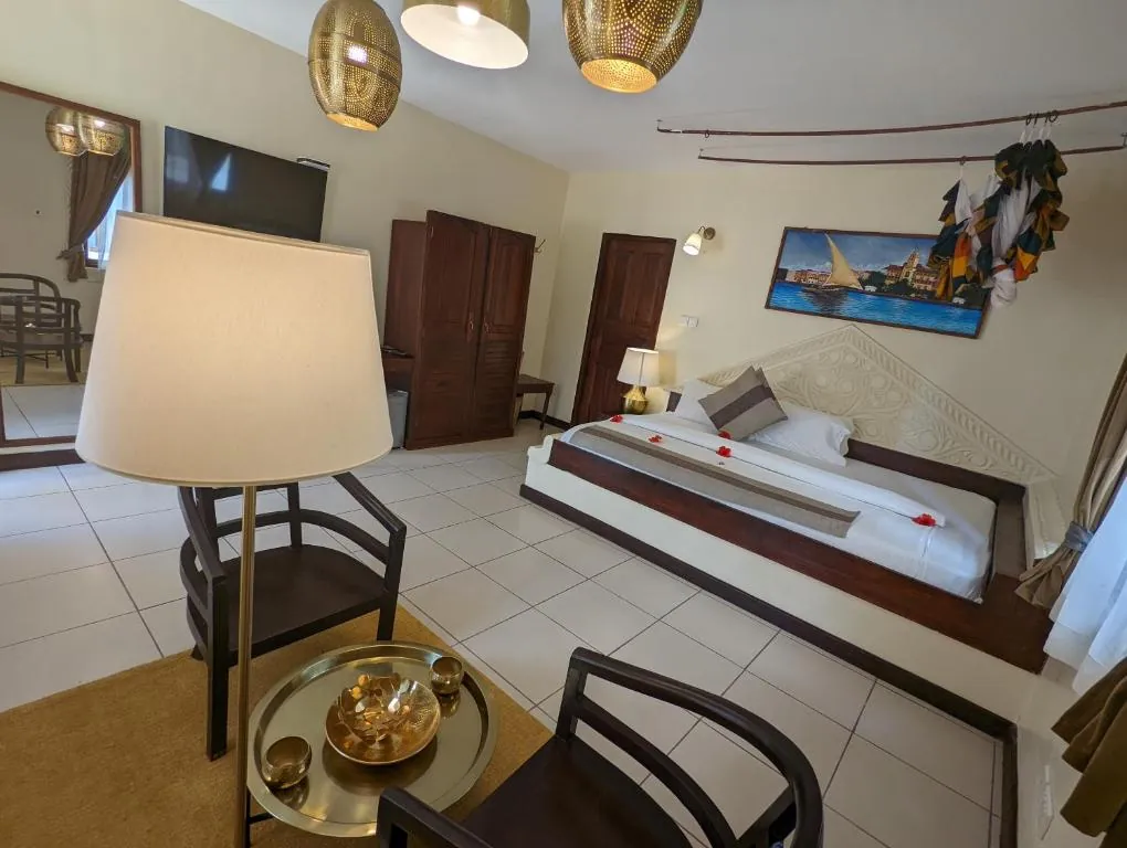 inside a beautiful room in a zanzibar hotel