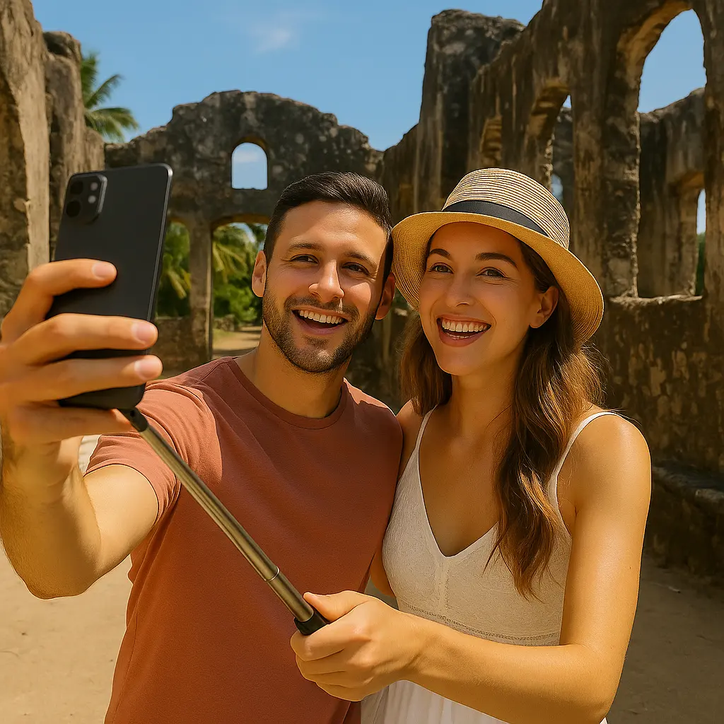 view of a historical building in zanzibar